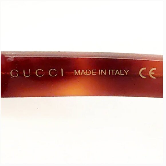 Designer Gucci Oversized Cat Eye Havana Sunglasses - New - Picture 6 of 11